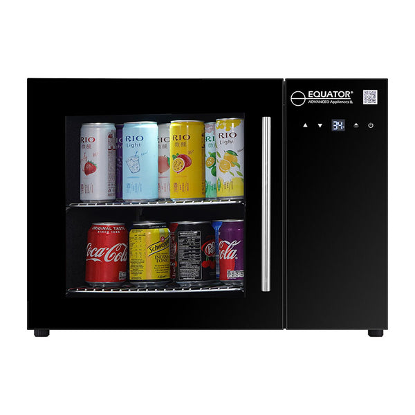 Equator 1.4 Cu.Ft. 46 Can Black Can Refrigerator Freestanding/Built In